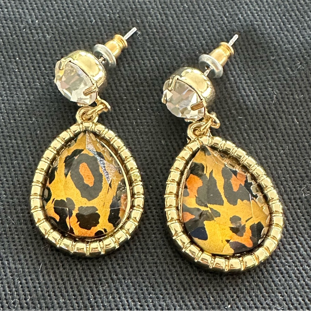 Leopard Inspired Earrings